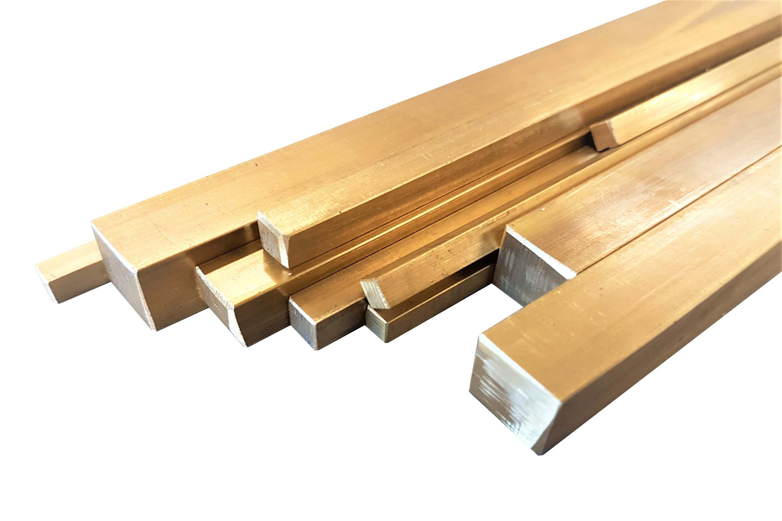 SATURN 260 Alloy Brass Sheet | 1/8" X 4" X 6" | Flat Stock For Machining